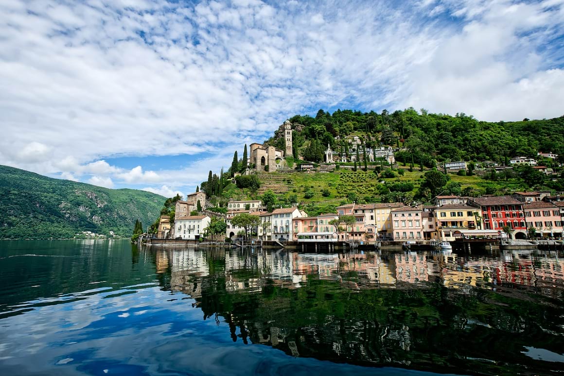 Morcote Lake Ticino