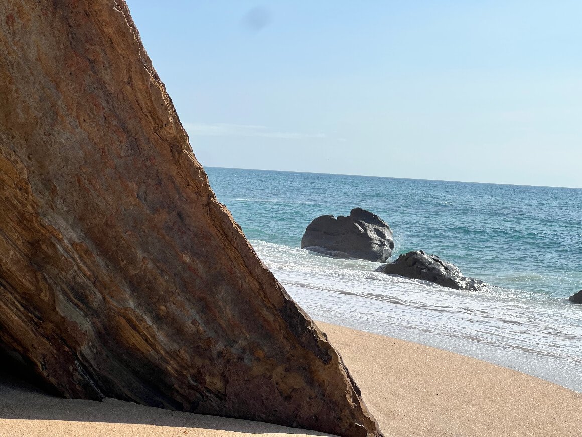 beach cliffs 