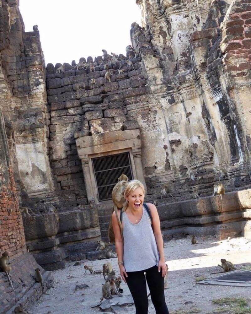 Monkeys in Lopburi Thailand