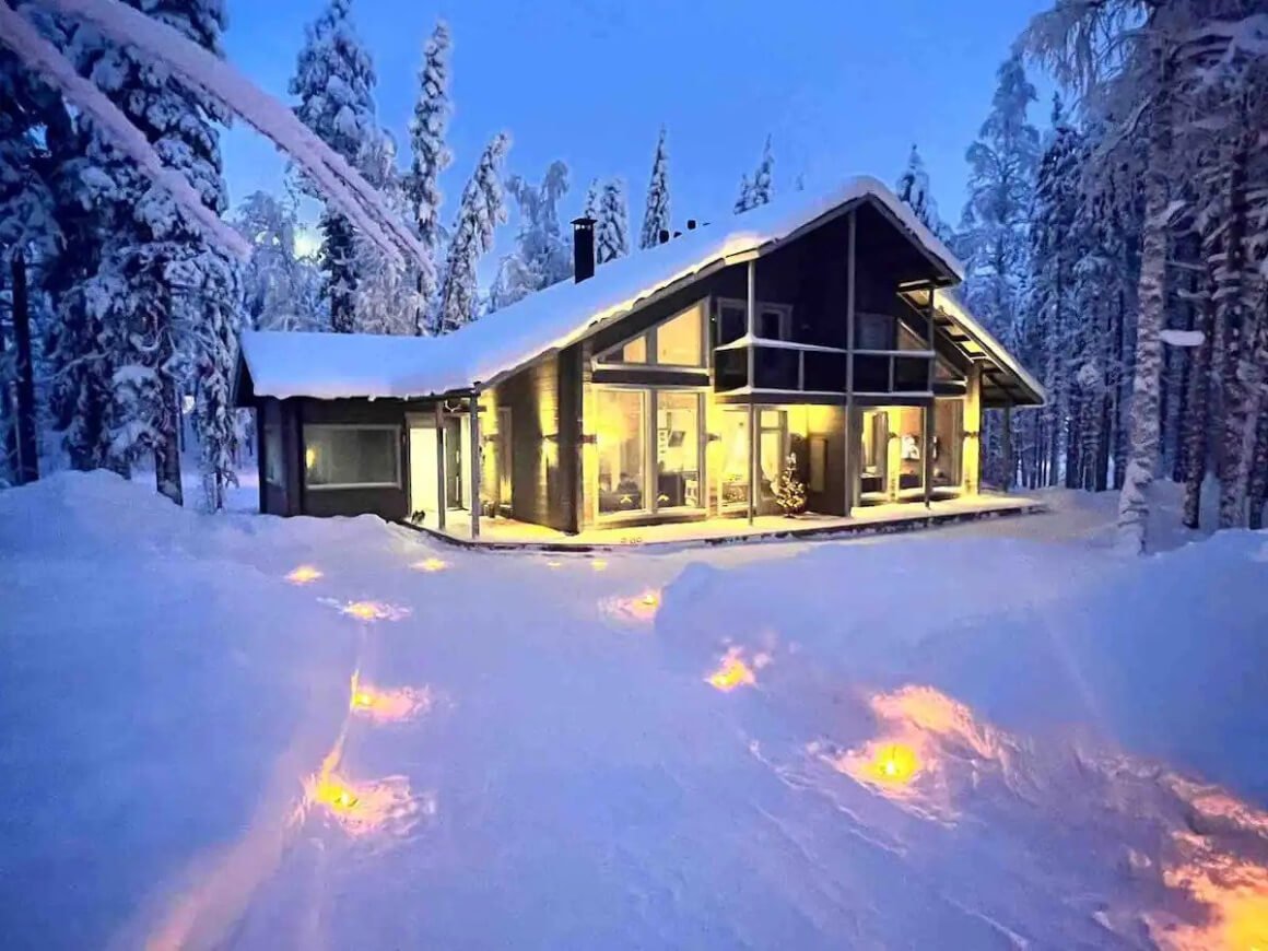 4-Bed Cabin with Ski-In/Ski-Out Access in Finland