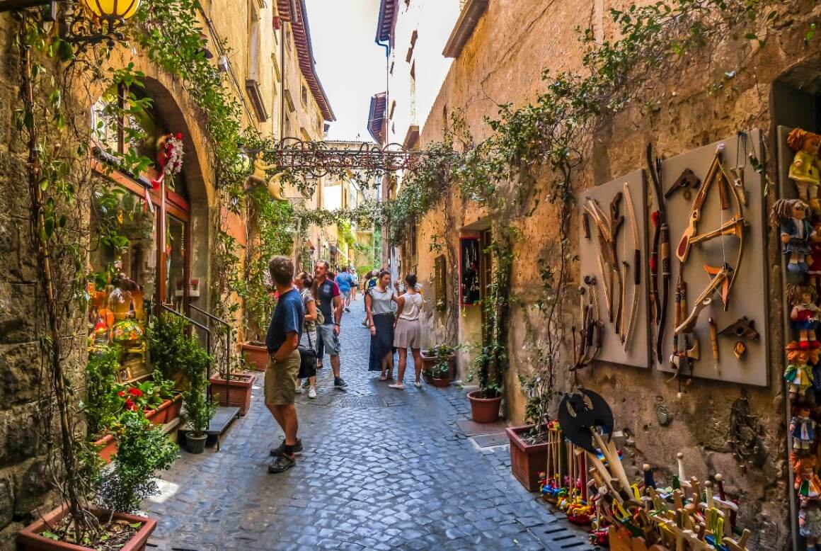 Alley in Umbria Italy