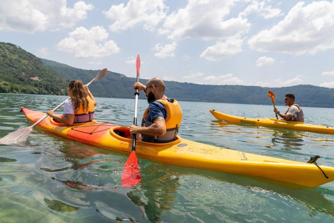 Castel Gandolfo Kayak and Swimming Lake Tour