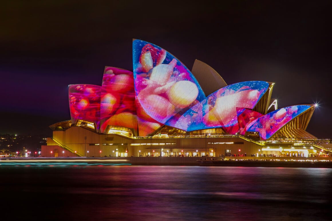 Opera House Vivid Sydney Australia