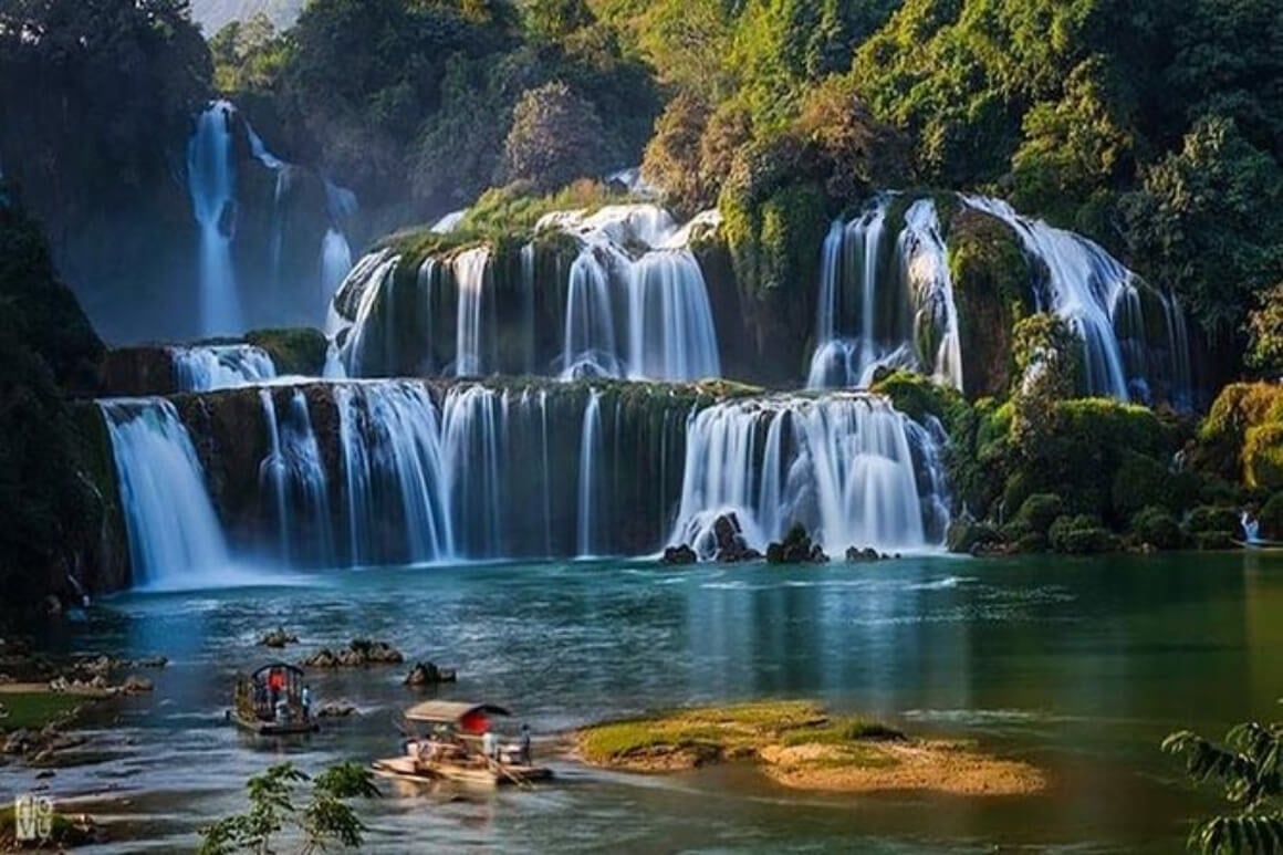 Power of Nature at the Ban Gioc Waterfalls