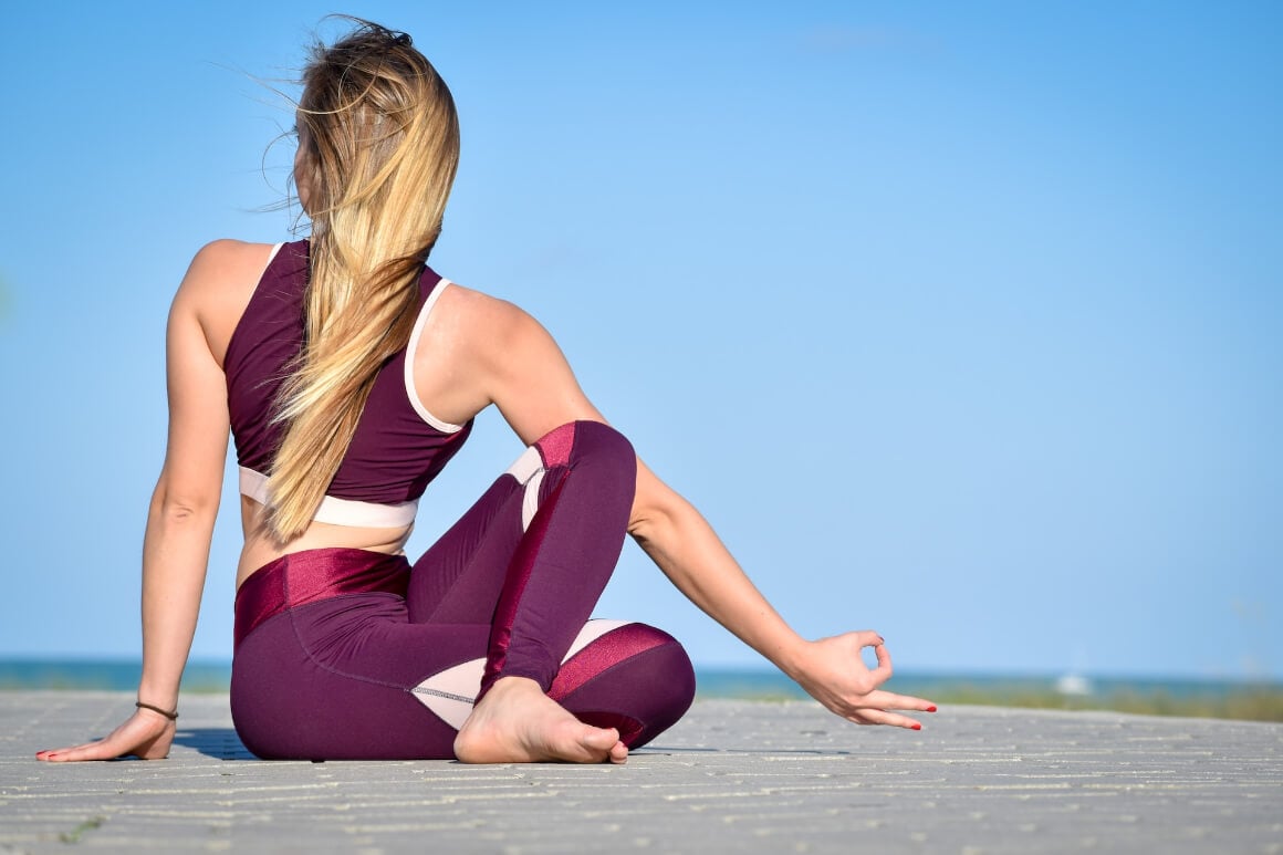 Yoga Woman in Florida USA