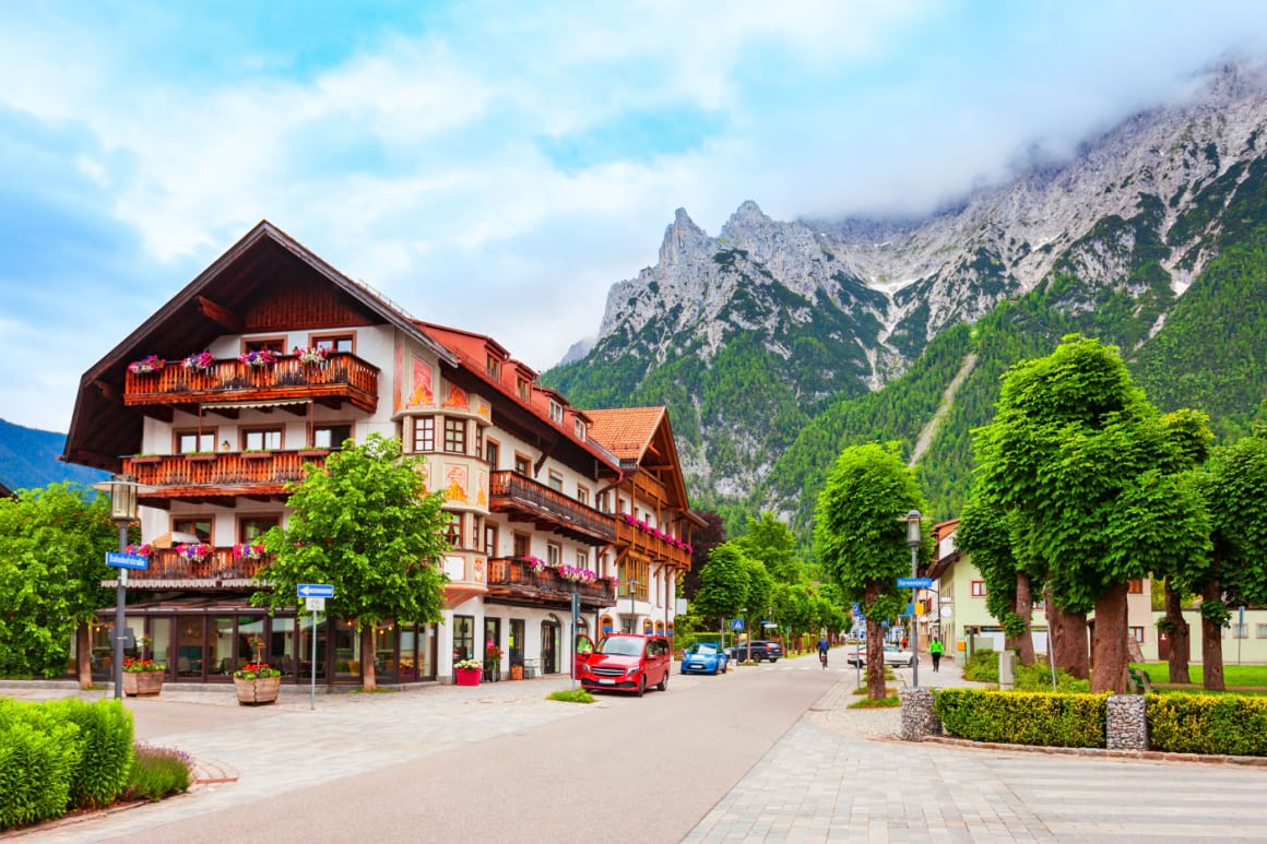 Stroll through Mittenwald, Germany