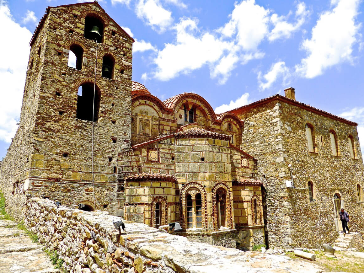 The church of Saint Dimitrios (Metropolis) in Mystras