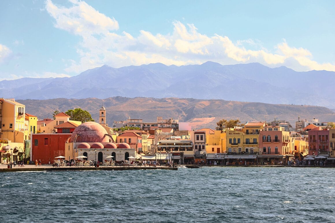 Old Venetian Port of Chania in Greece