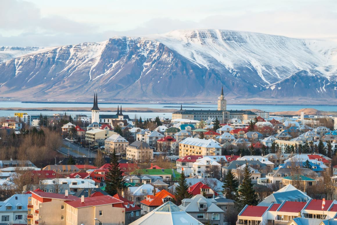 Scenery view of Reykjavik