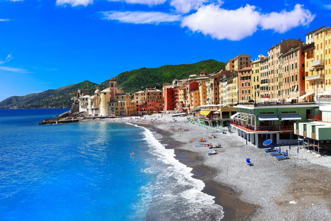 The Coastal Town of Camogli