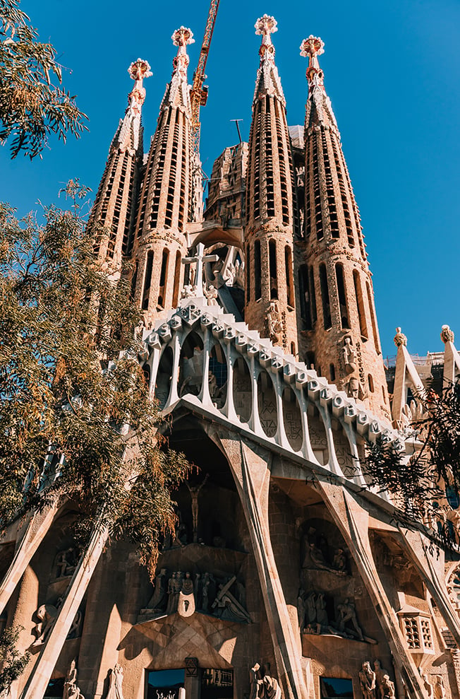 sagrada familia in Barcelona