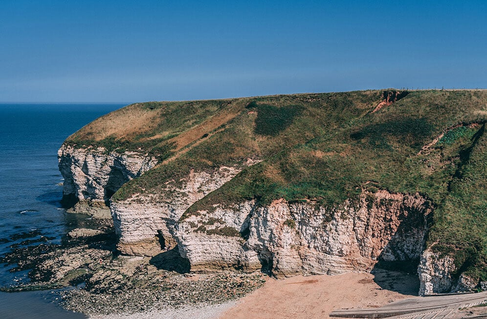 The white limestone cliffs of England