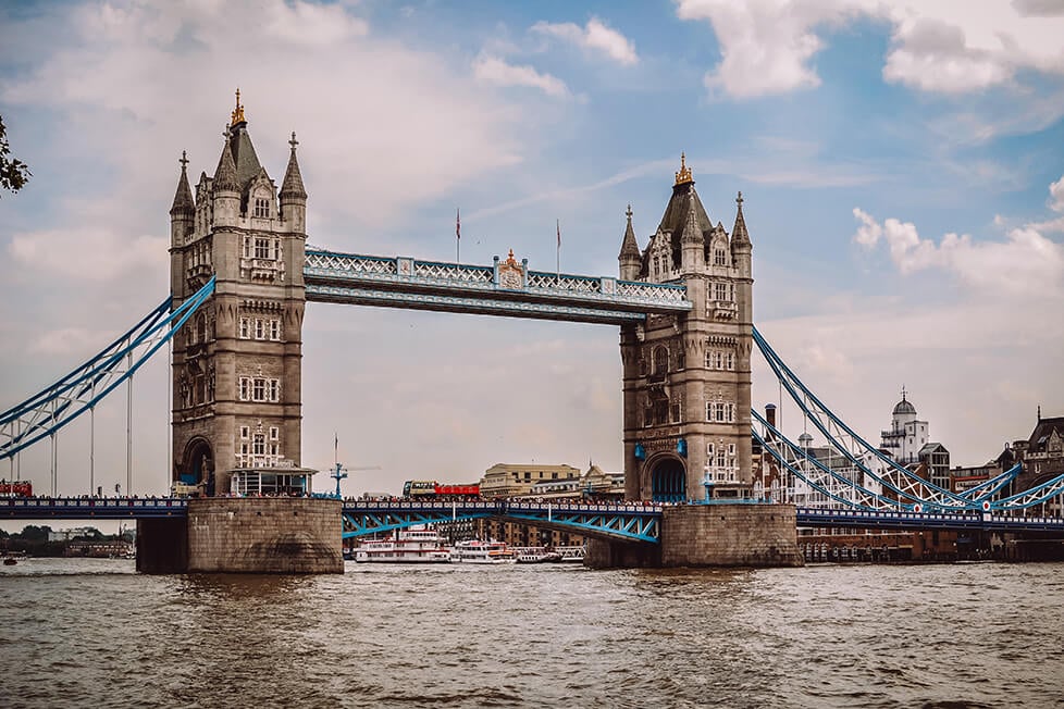 Tower bridge in London