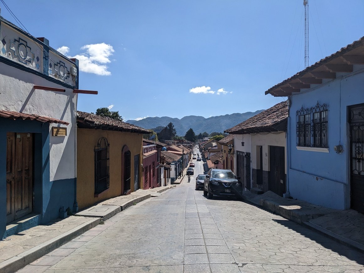 Street view from San Cristobal - Mexico
