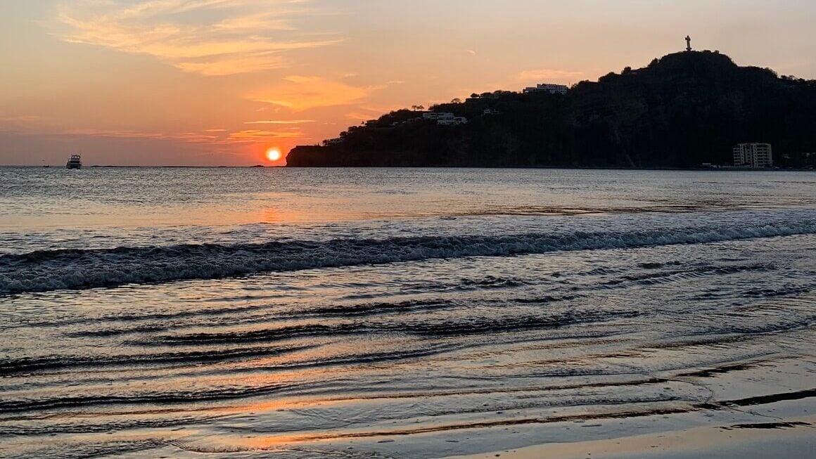 San Juan Del Sur Nicaragua Sunset at the beach