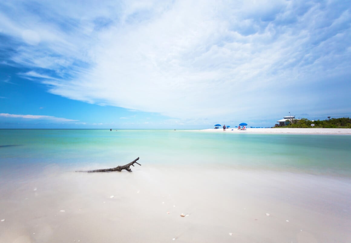 Clam Pass Park beach Florida USA