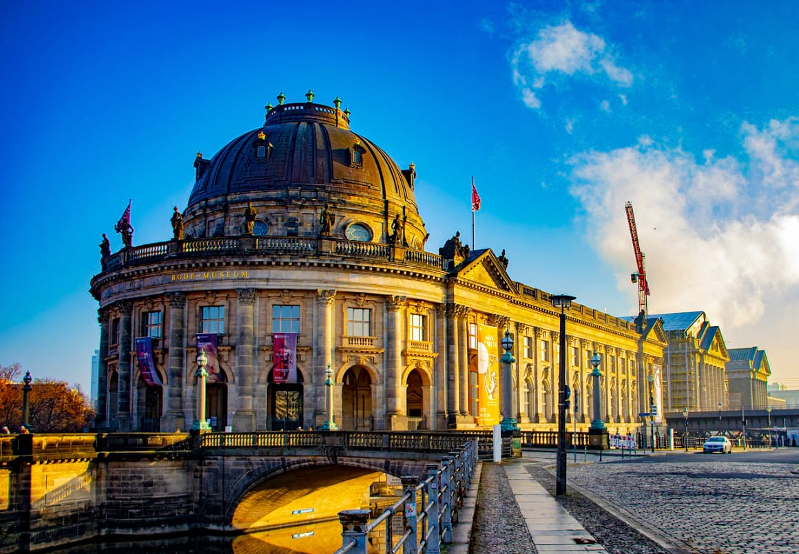 Berlin Museum Island building with its beautiful architecture in Germany 