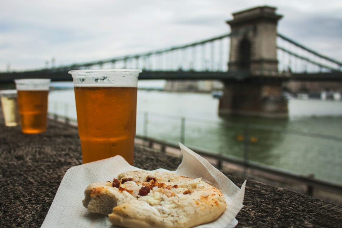 street food beer budapest hungary