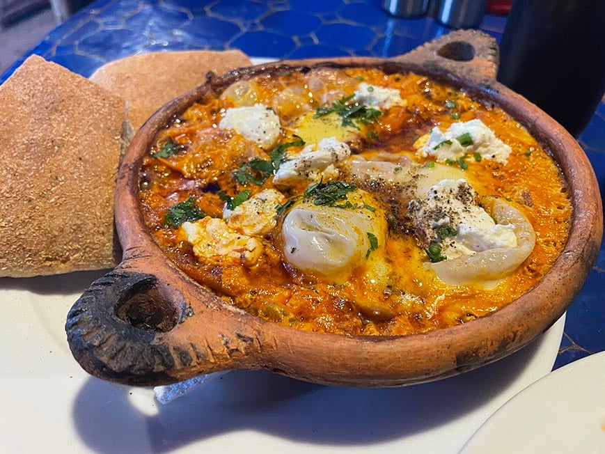 Berber eggs in Morocco