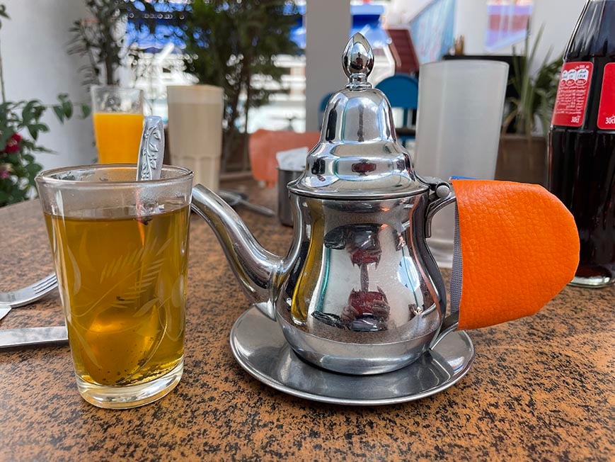 Traditional Moroccan tea