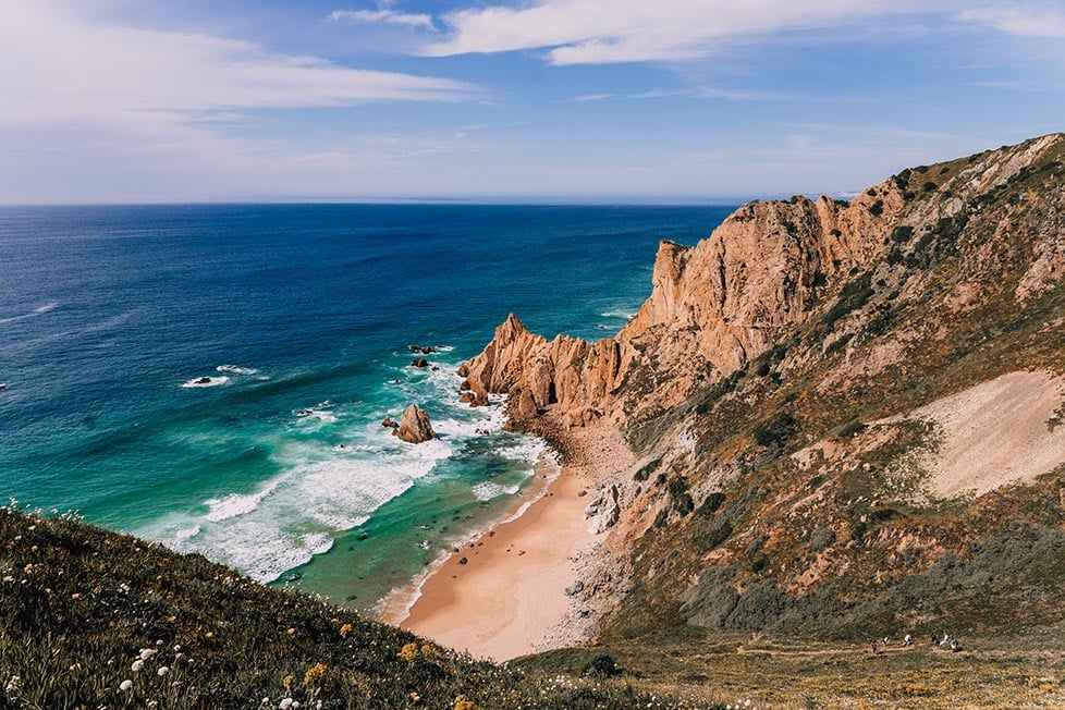 The coastline of Portugal