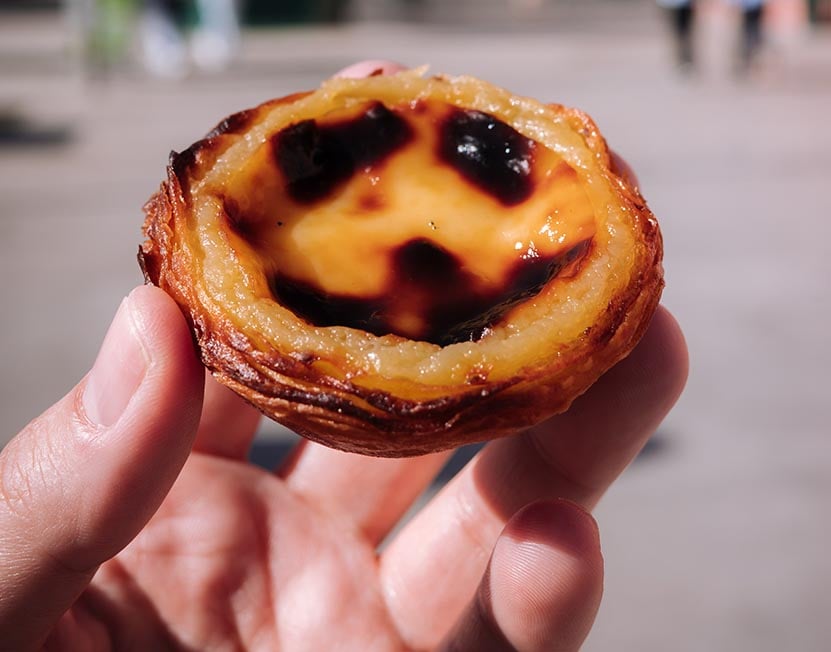 A pastel de Nata in Portugal