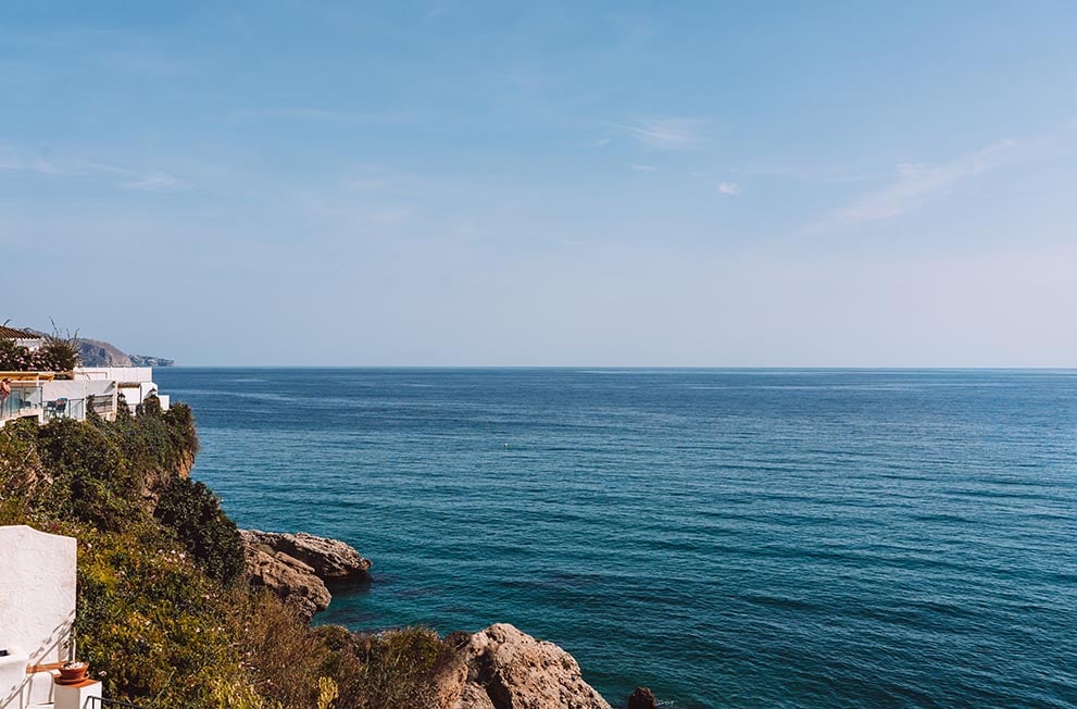 A serine view out to sea in Spain