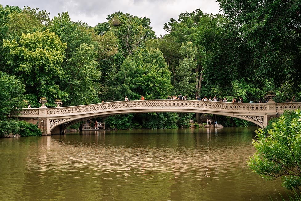 Bow Bridge in Central Park, NYC