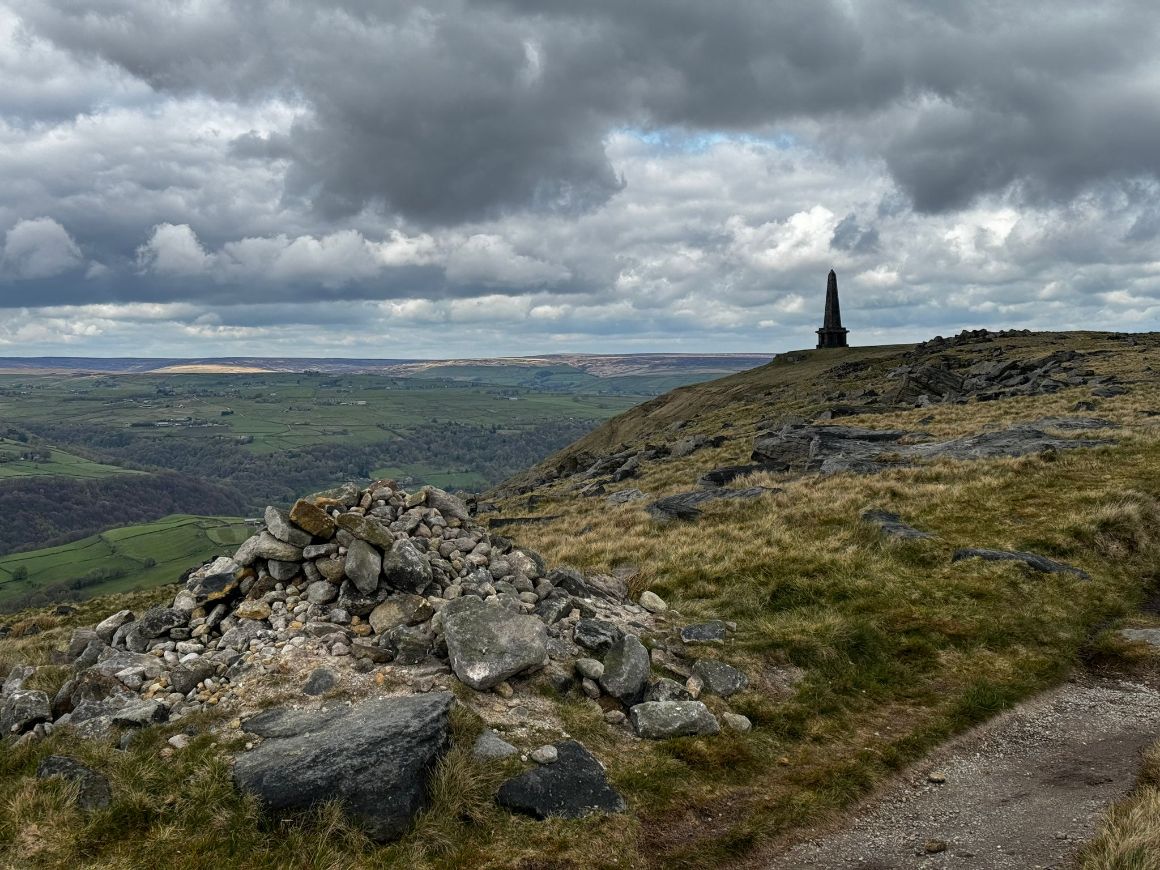stoodley pike at calder valley