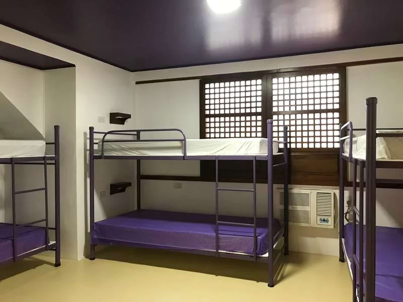 Dorm room with bunk beds in Casa Arrieta Hostel