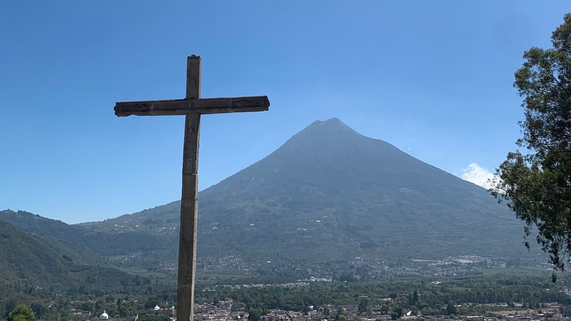Volcano in Antigua Guatemala