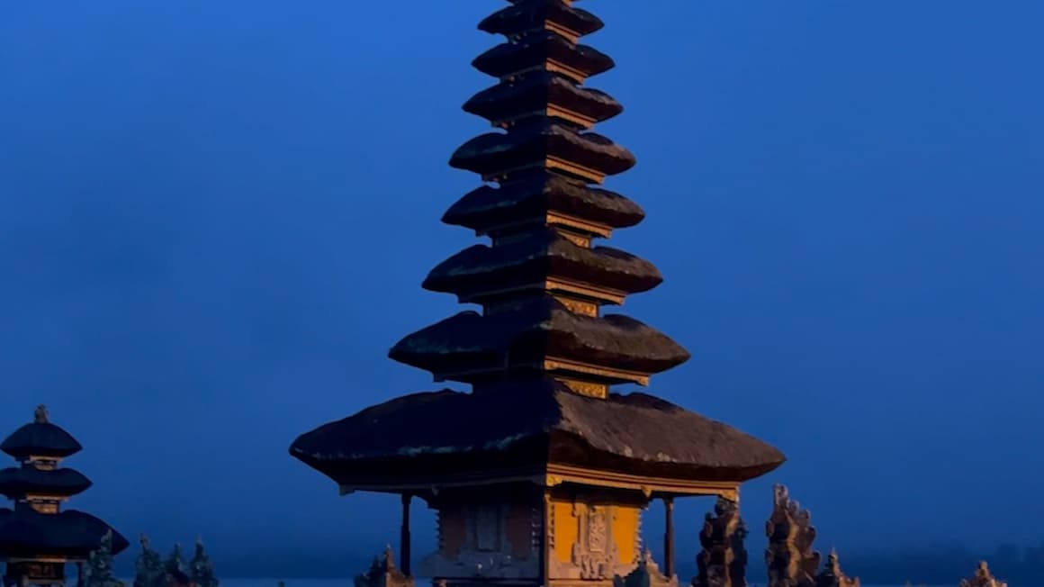 a hindu temple in northen bali, indonesia