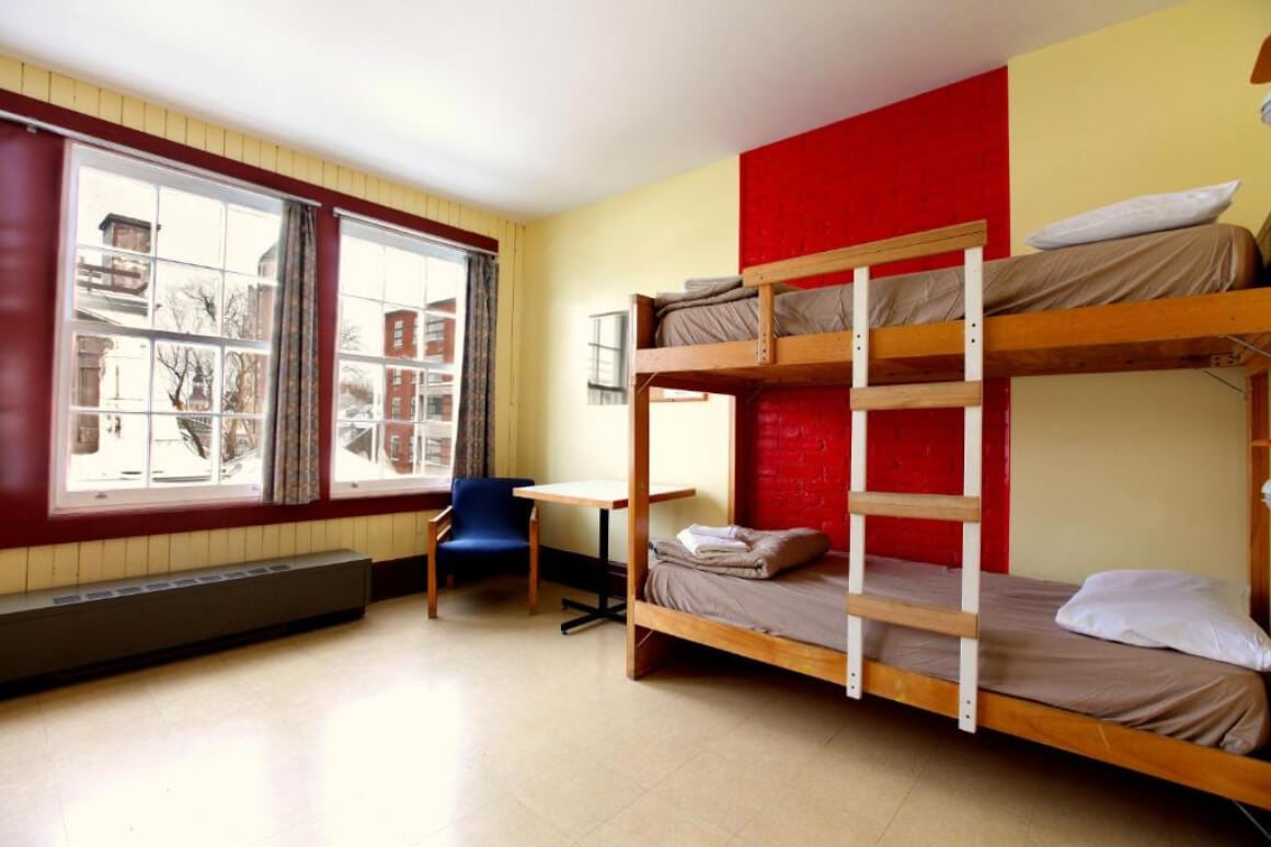 The dorm rooms in HI Quebec Auberge Internationale de Quebec