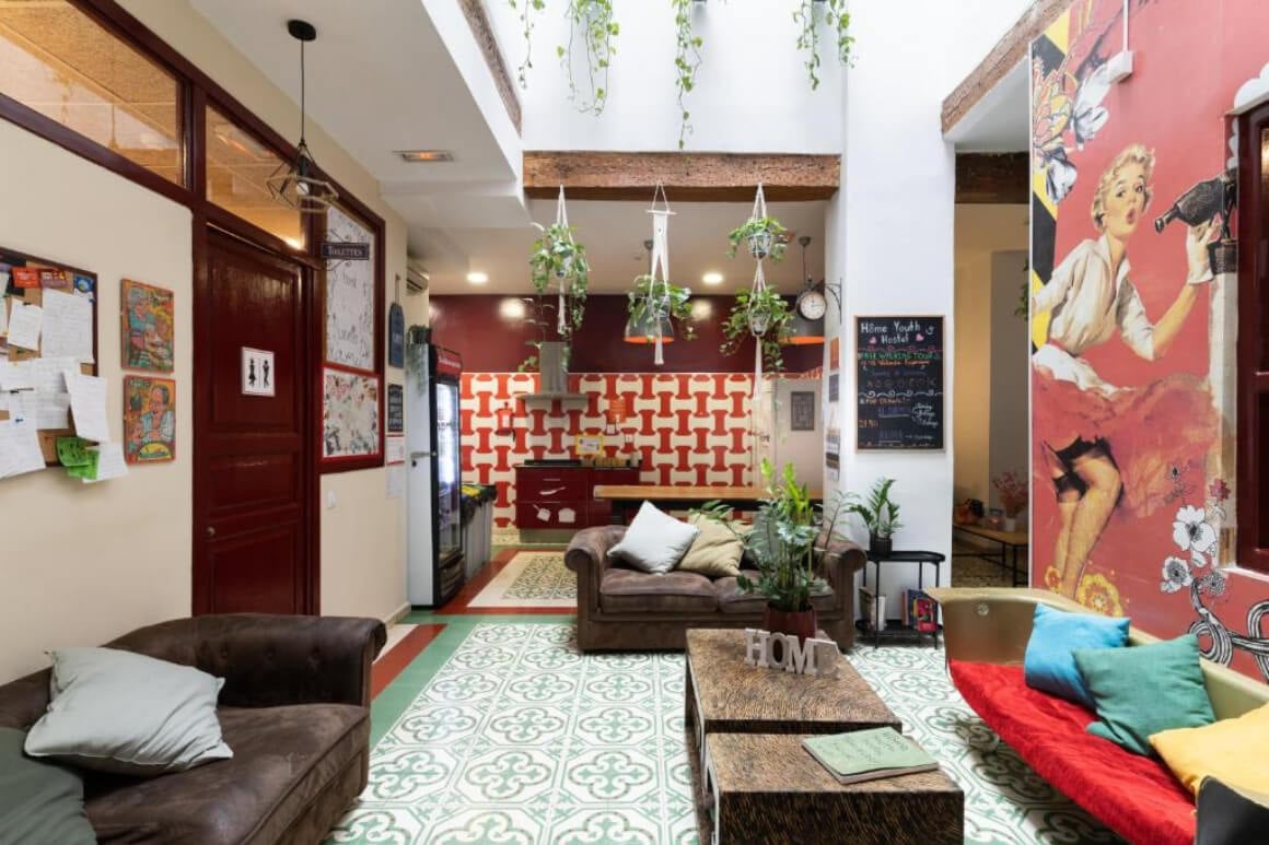 Cool, quirky shared space in Home Youth Hostel Valencia by Feetup Hostels