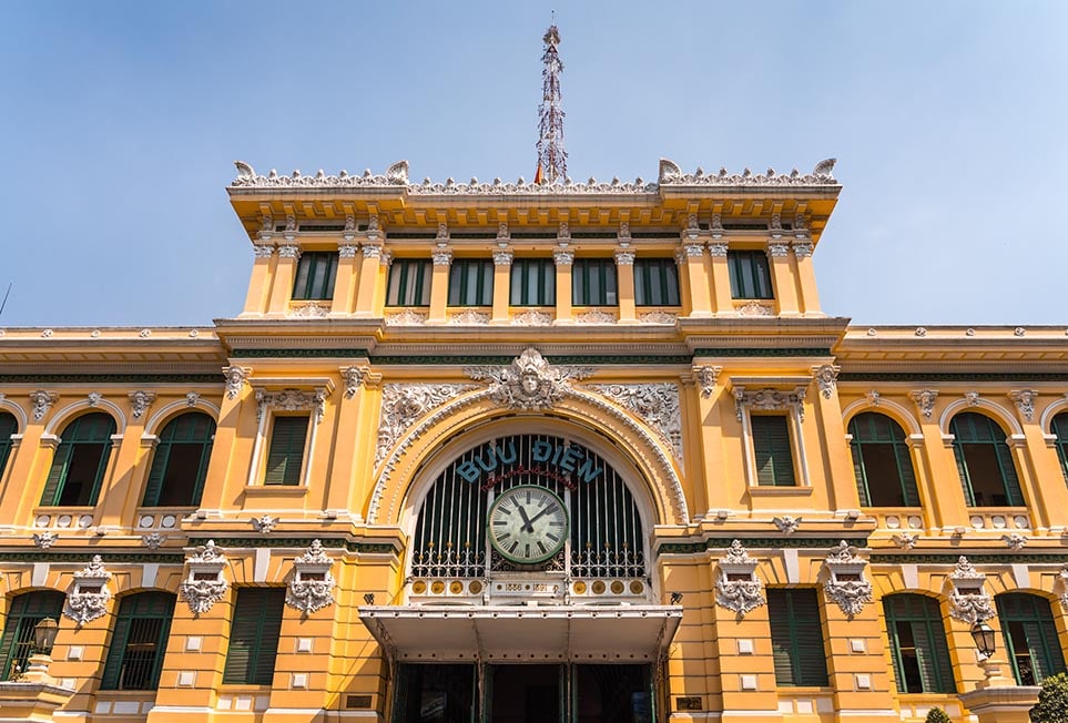 Blue Dien building, Ho Chi Minh, Vietnam