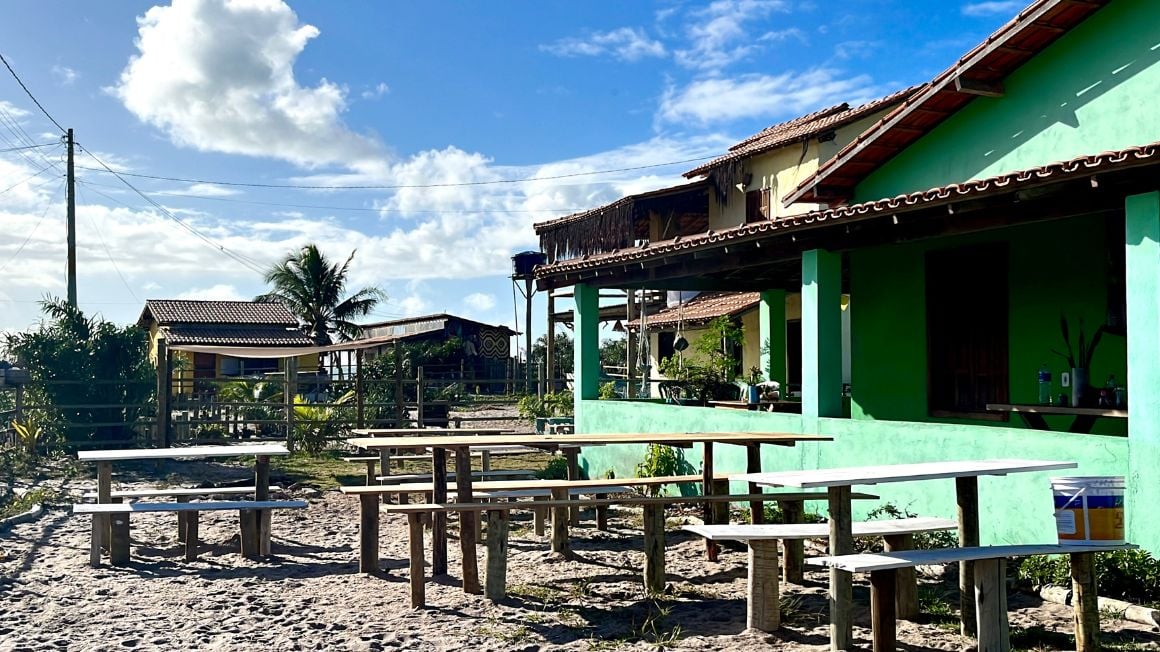 a beach home in Caraiva, Brasil