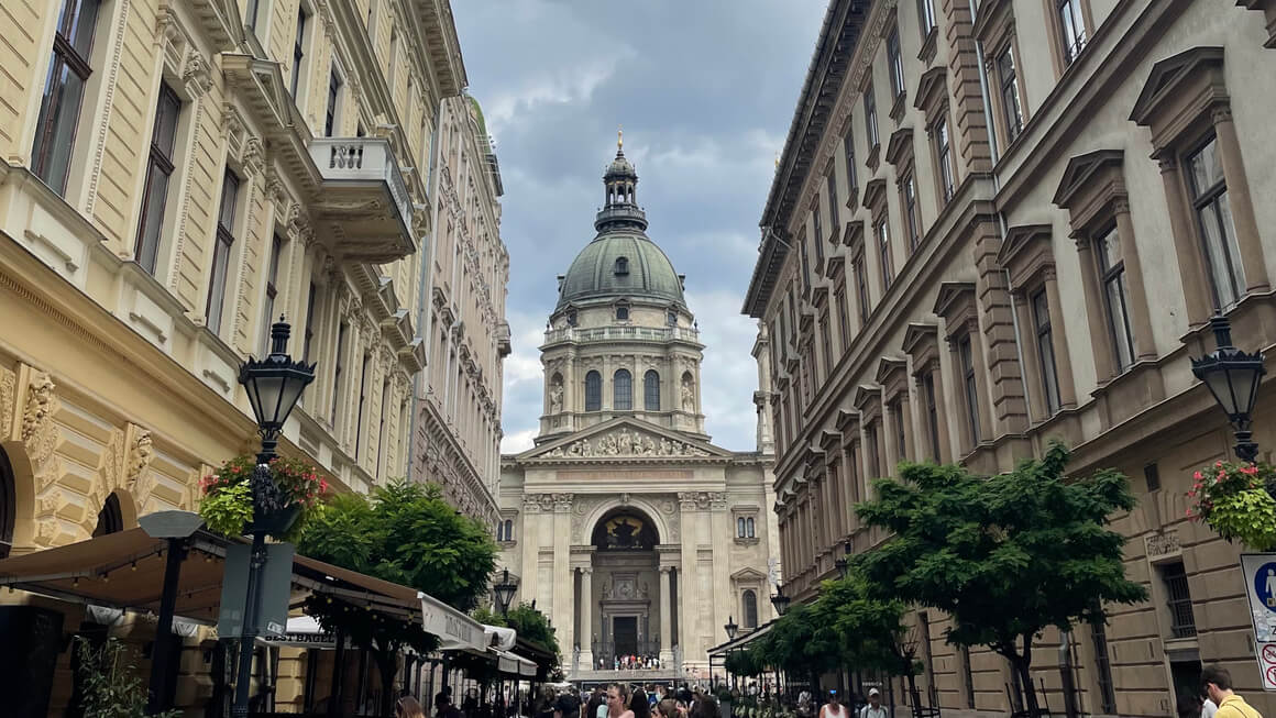 The streets of Budapest