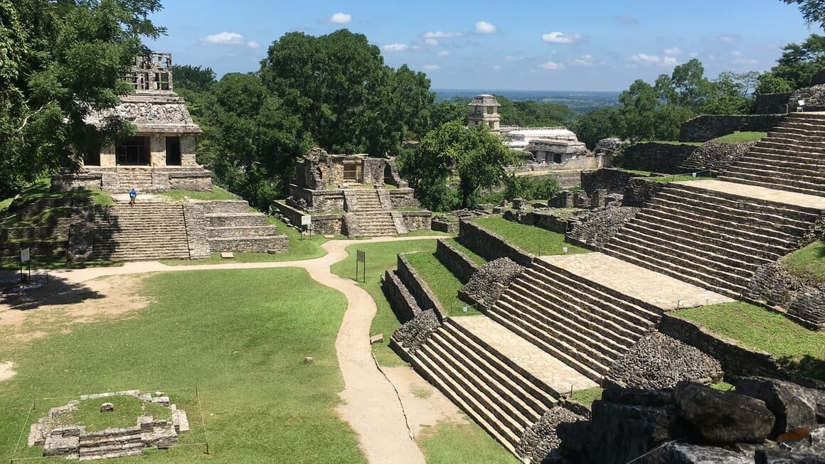 Palenque ruins in Mexico. 