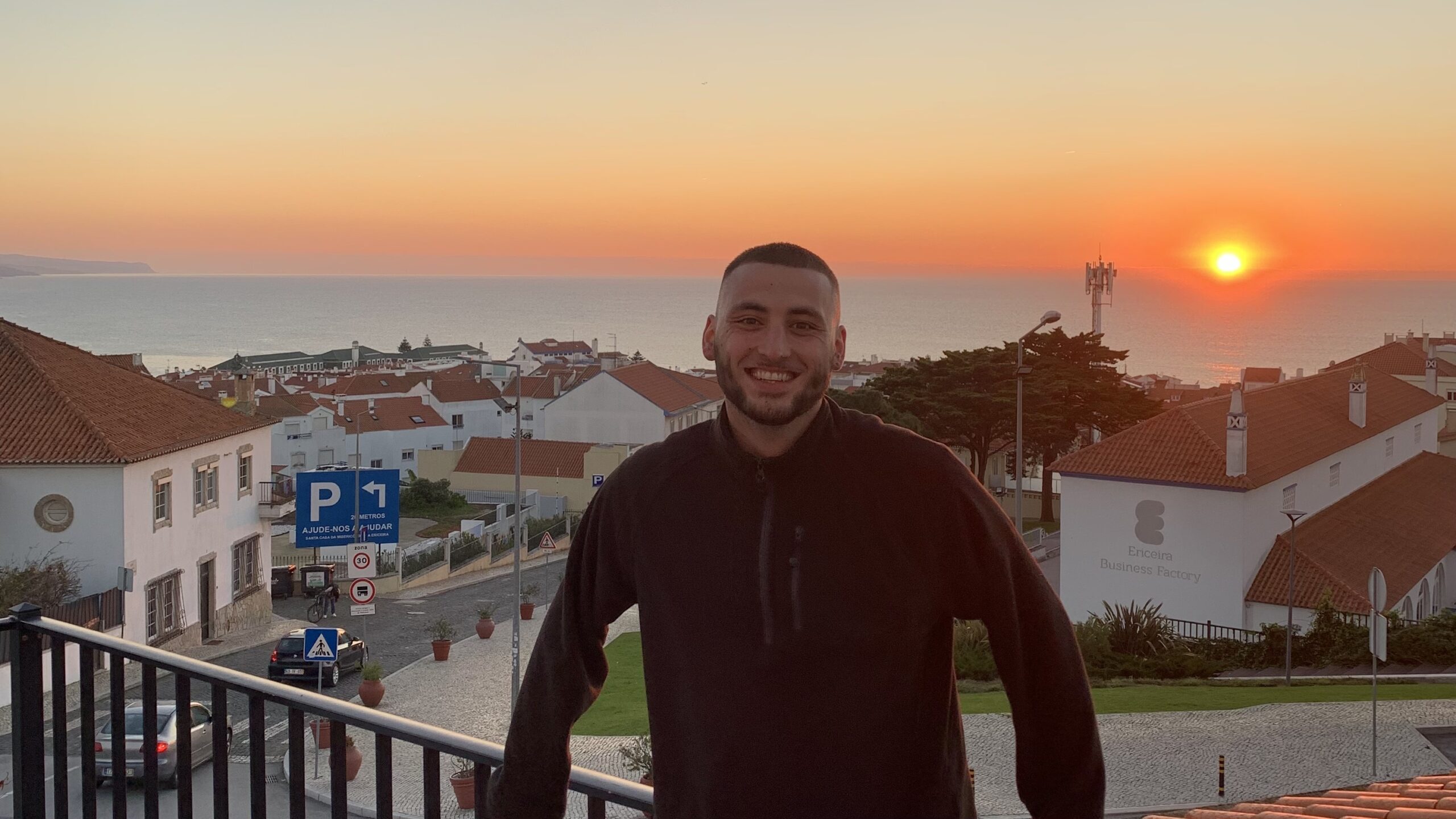 joe in portugal ericeira sunset