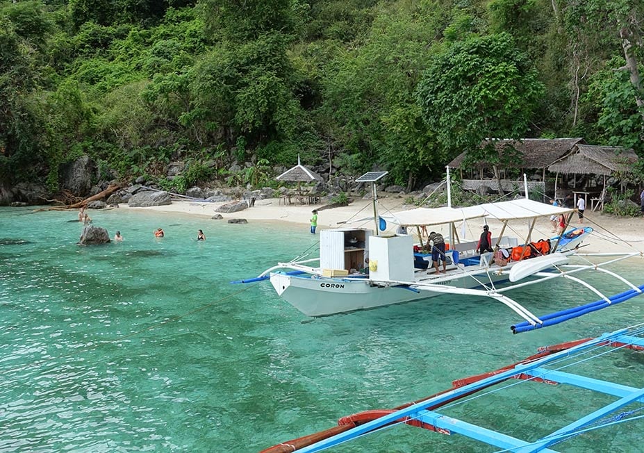 tour guide script in coron palawan