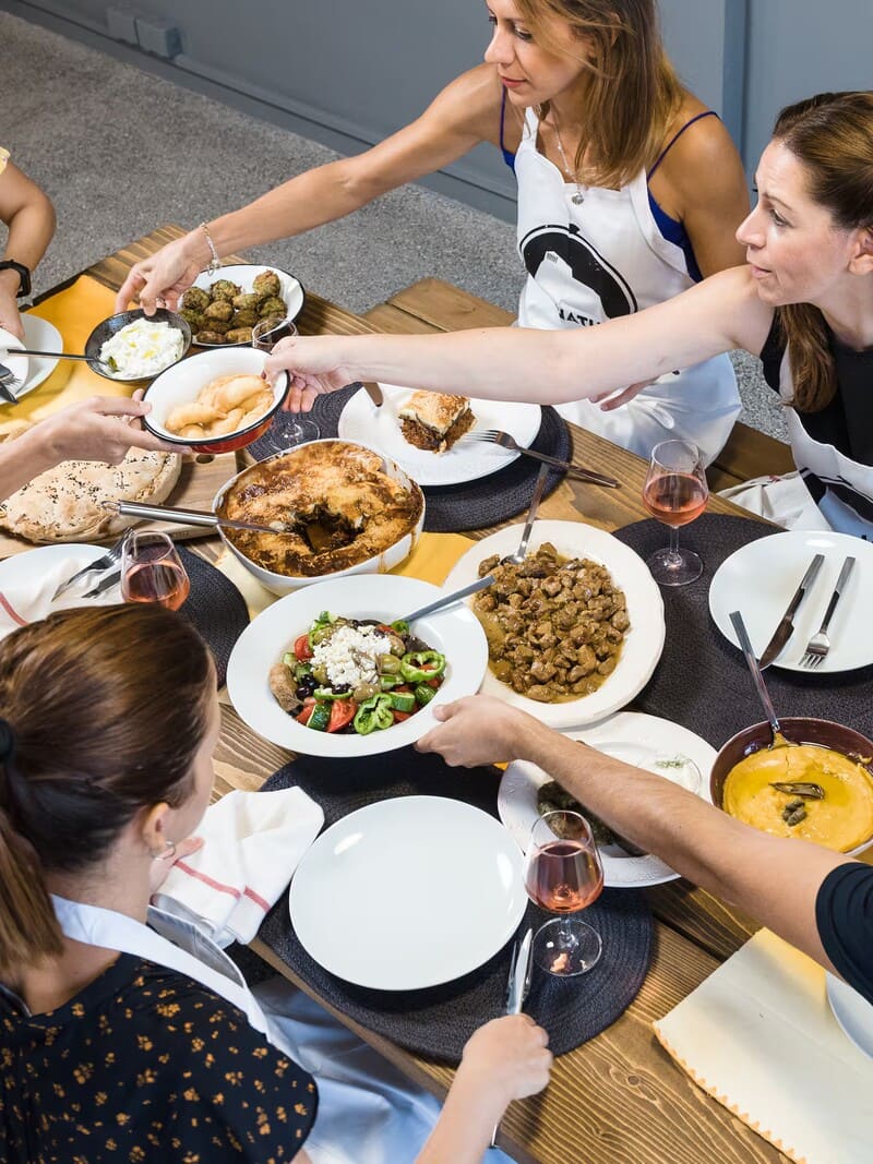 grecian cooking class