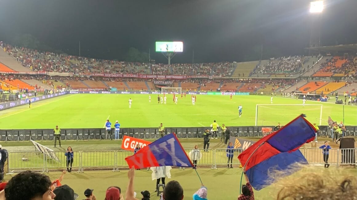 Football match in Medellin, Colombia