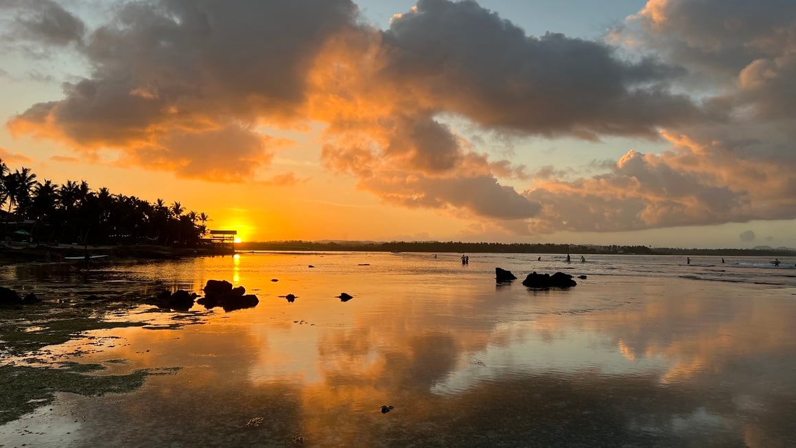 sunset in Siargao, Philippines