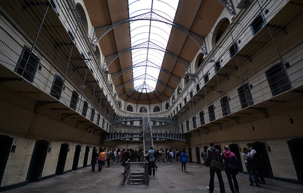 Interior of a prison hotel