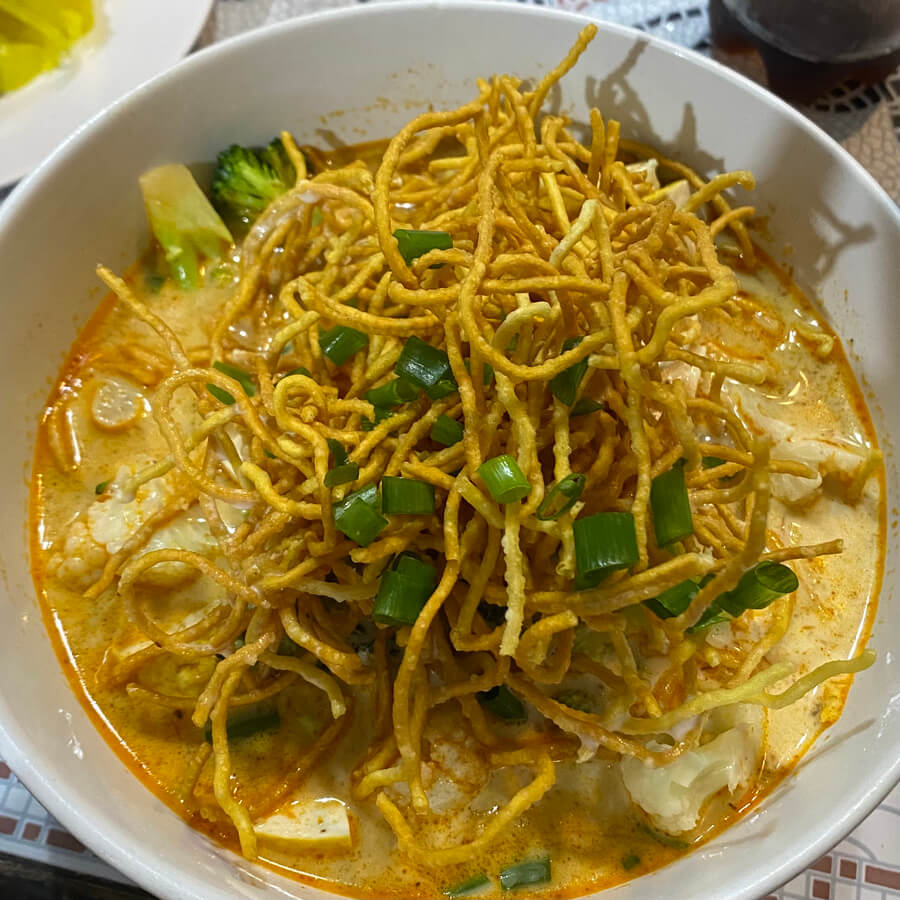 Khao soi dish, Chang Mai, Thailand