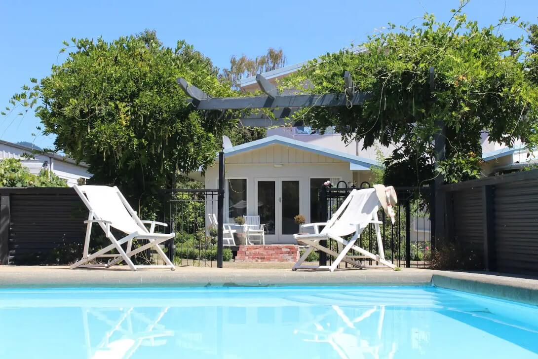 French-Inspired Cottage with Pool