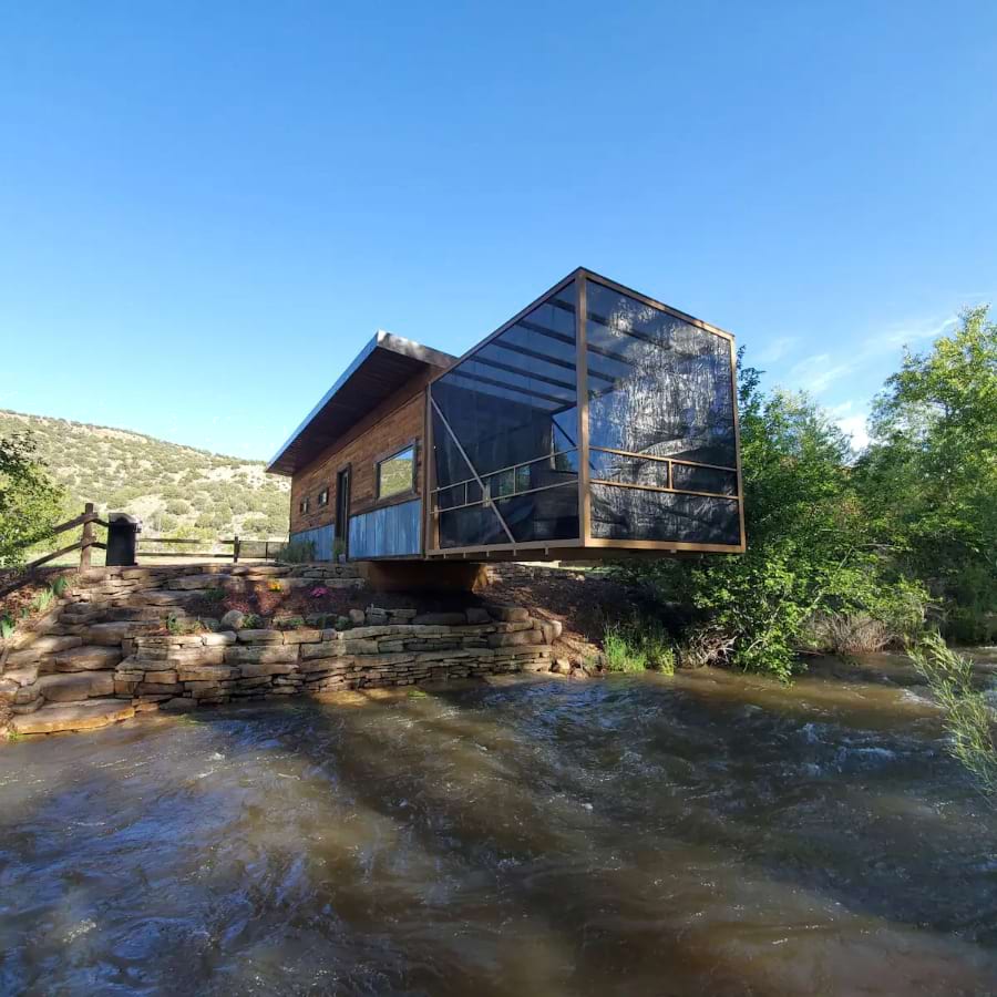 Eco Friendly Tiny Home with Floating Terrace Penrose