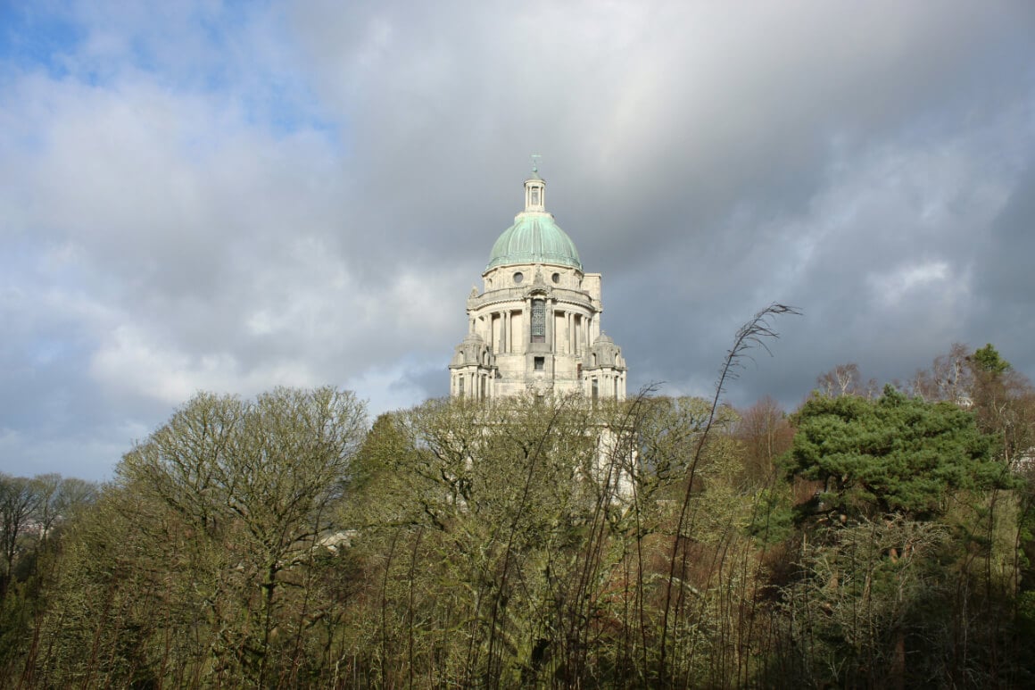 A view of Ashton Memorial in Lancaster