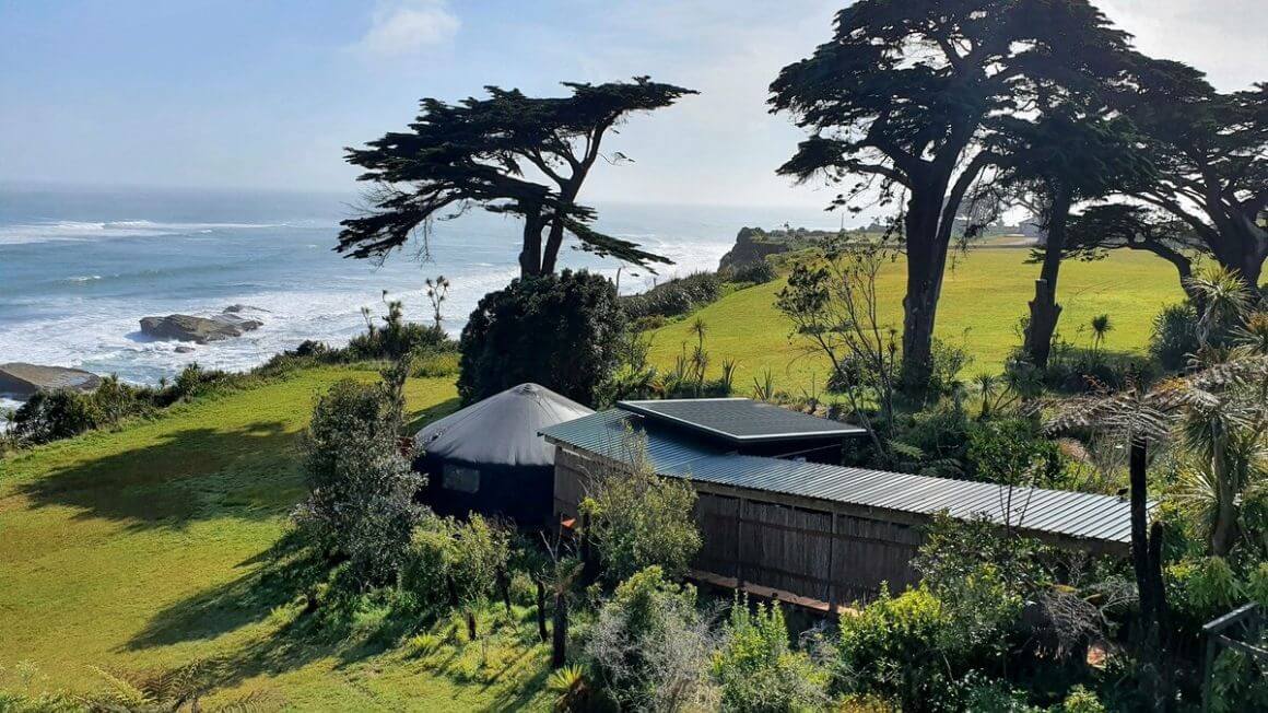 Glamping yurt hole in the rock accomodation