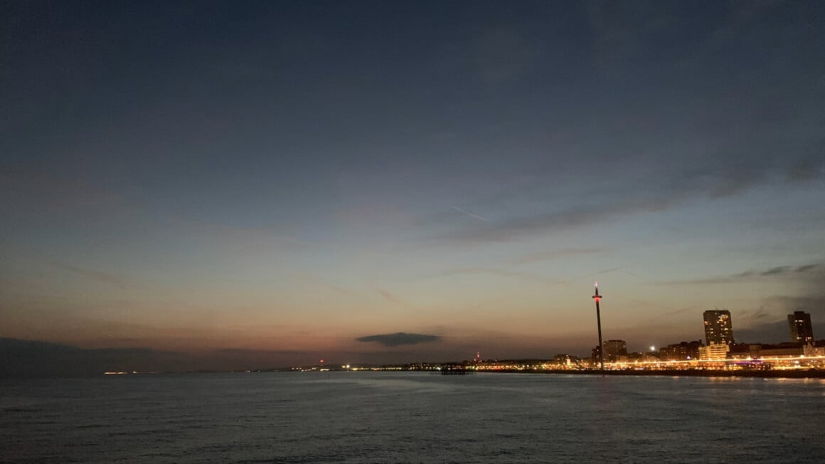 Brighton's coastline